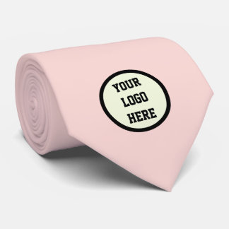 Cravate Société de logo personnalisé rose entreprise d'ent