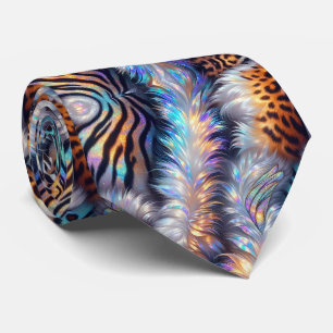 Cravate Soie fausse exotique Luxe Gentleman Animalier