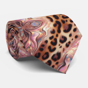 Cravate Soie fausse exotique Luxe Gentleman Animalier