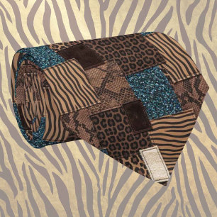 Cravate Soie fausse exotique Luxe Gentleman Animalier