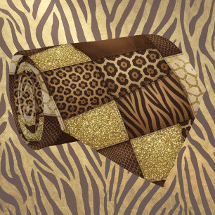 Cravate Soie fausse exotique Luxe Gentleman Animalier