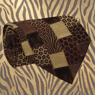 Cravate Soie fausse exotique   Luxe Gentleman Animalier