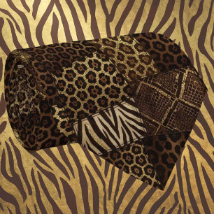 Cravate Soie fausse exotique Luxe Gentleman Animalier