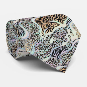 Cravate Soie fausse exotique Luxe Gentleman Animalier