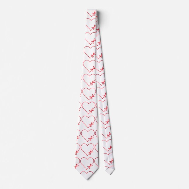 Cravate Sois Ma Saint Valentin Ai Mon Coeur (Devant)