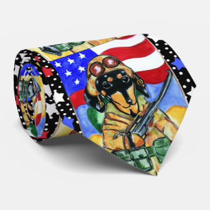 Cravate Soldat Dachshund