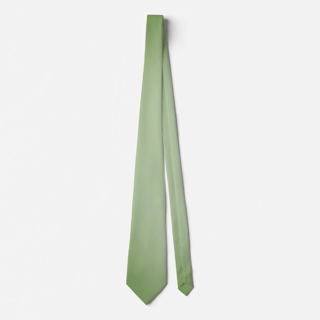 Cravate Solid Jade Green Celadon  (Devant)