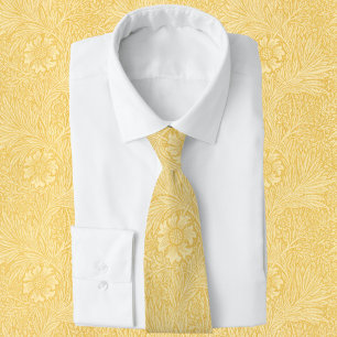 Cravate Souci par William Morris, fleurs de jardin vintage