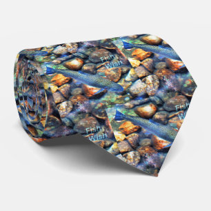 Cravate Souhait de poissons