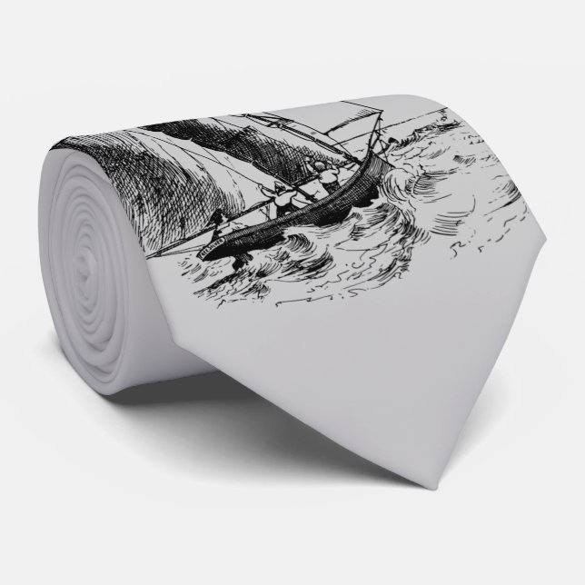 Cravate Sous la pleine voile (Roulé)