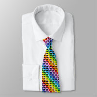Spectre plus large Hexagones arc-en-ciel Noir