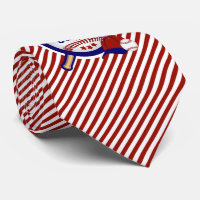 Sport de baseball en bandes rouge foncé et blanc
