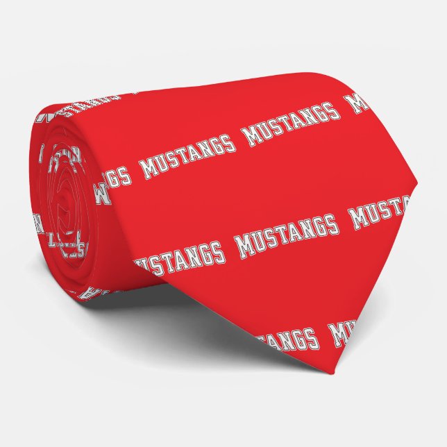 Cravate sportif Mustangs (Roulé)