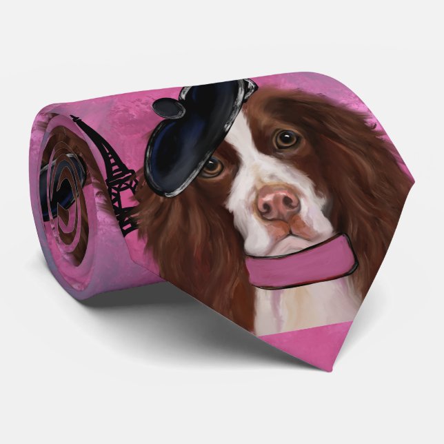 Cravate Springer Spaniel anglais        (Roulé)