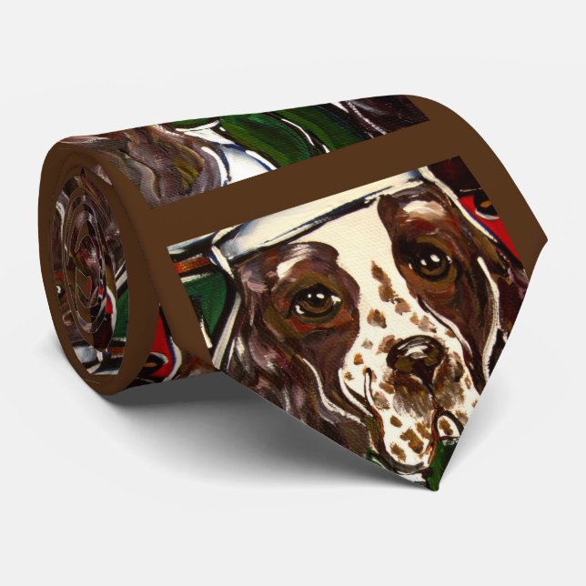 Cravate Springer Spaniel Anglais (Roulé)