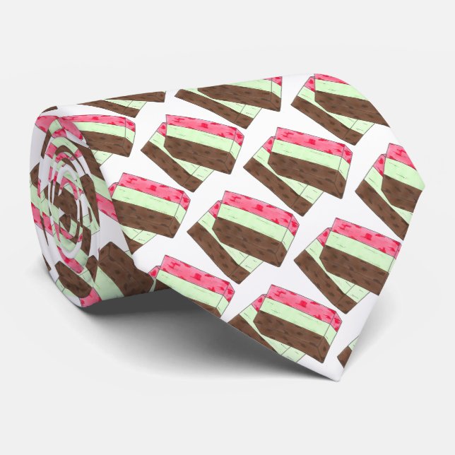 Cravate Spumoni Italien Gelato Crème de glace Dessert Spum (Roulé)