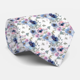 Cravate Spun Sugar & Skydiver Blue Wedding Keepsake Neck T