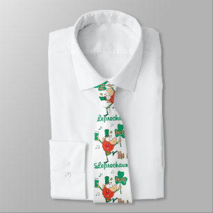 Cravate St. Patrick's Leprechaun Party Necktie