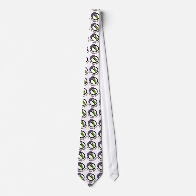 Cravate St. Urho's Day Grasshopper Ban Fun Necktie (Devant)