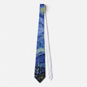 Cravate Starry Night Van Gogh Art