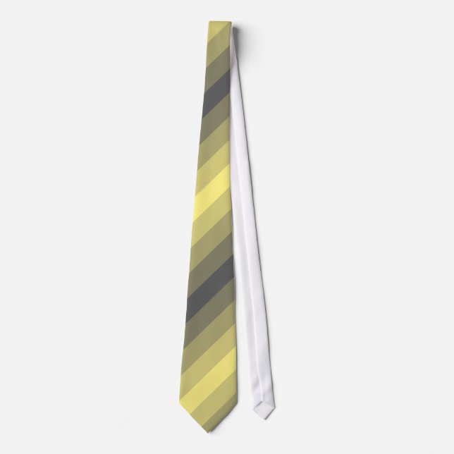Cravate Stripes grises (Devant)