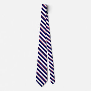 Cravate Stripes in White