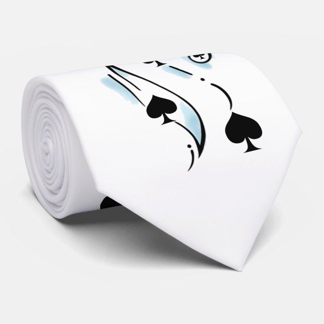 Cravate Style de tatouage de Black Spins Thunder_Cove (Roulé)