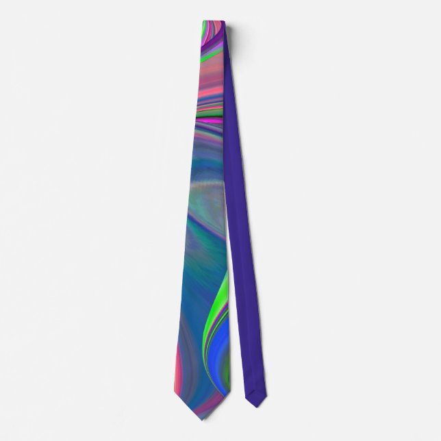 Cravate Summerfeel, Rainbowart 3D Abstrait (Devant)