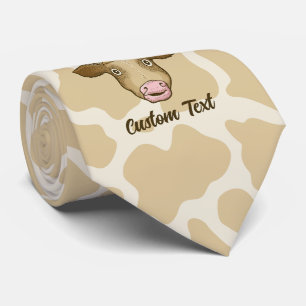 Cravate Surprised Cow Tie