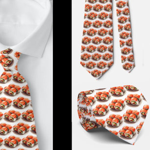 Cravate Sushi Fan Restaurant Chef Cuisine Japonaise Neckti