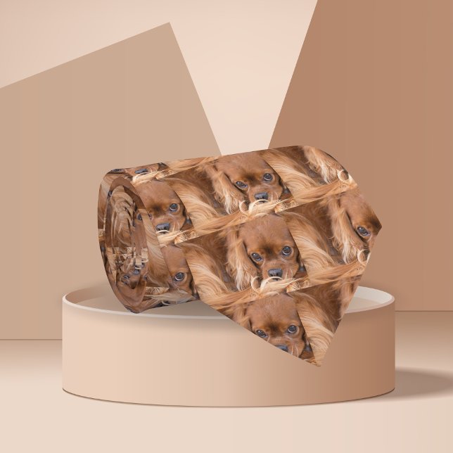 Cravate Sweet Ruby Cavalier King Charles Spaniel (Créateur téléchargé)