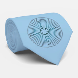 Cravate Symbole de Géométrie Sacrée - Labyrinthe de Chartr