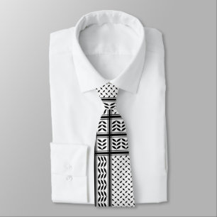 Cravate Symbole Keffiyeh de la Palestine Motif de résistan