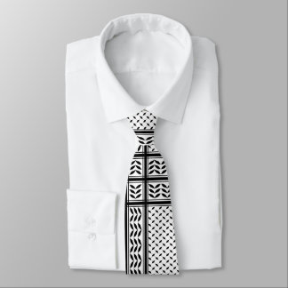 Cravate Symbole Keffiyeh de la Palestine Motif de résistan