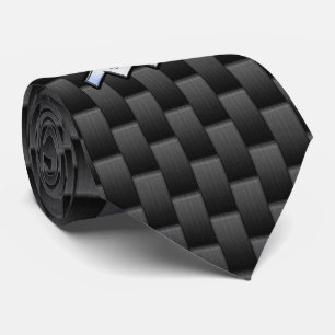 Cravate Symbole Zodiaque Aquarius Décor en fibre de carbon