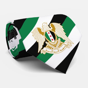 Cravate Syrie raye cravate, Indépendance, Drapeau syrien