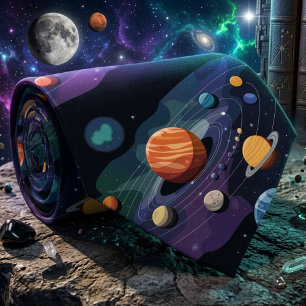 Cravate Système solaire