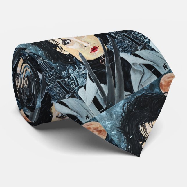 Cravate Tableau de l'artiste par Alfred Fox (Roulé)