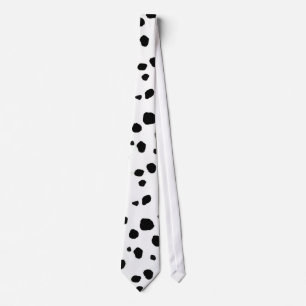 Cravate Taches dalmatiennes, copie dalmatienne, fourrure