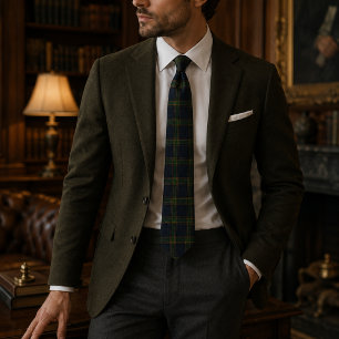 Cravate Tartan à carreaux Evergreen Heritage Luxe hivern