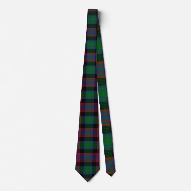 Cravate Tartan de chasse d'Alexandre de clan (Devant)