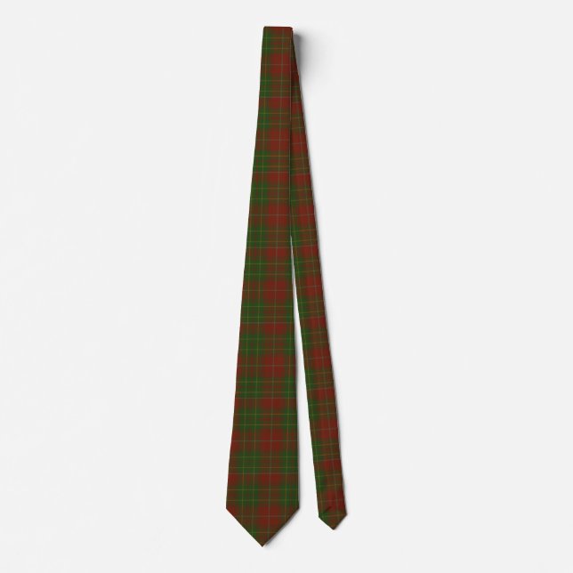 Cravate Tartan de clan de Burnett (Devant)
