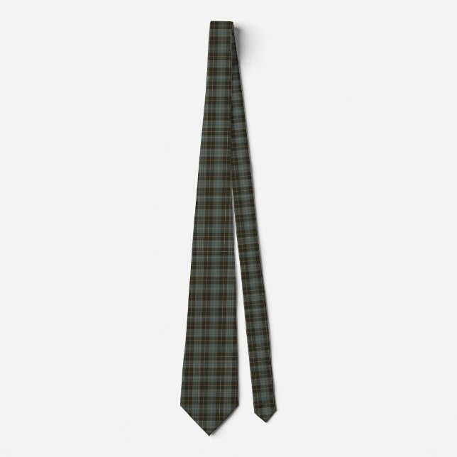 Cravate Tartan de clan de Clark (Devant)