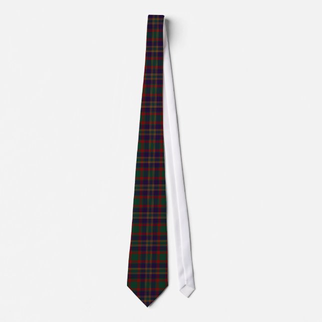 Cravate Tartan d'Irlandais du comté de liège (Devant)
