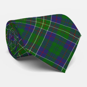 Cravate Tartan écossais de monogramme de la lettre H de
