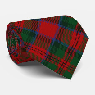 Cravate Tartan écossais de monogramme de la lettre M de