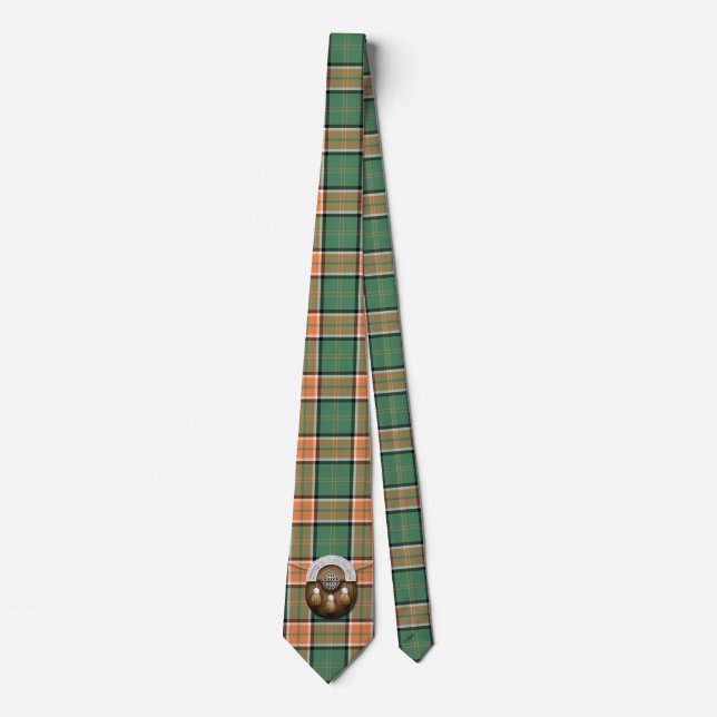 Cravate Tartan et escarcelle de colin de clan (Devant)