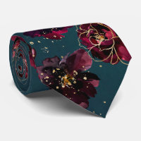 Teal Bordeaux Saphir Ton Tonique Or Mariage