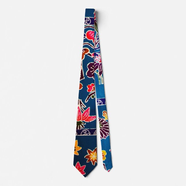 Cravate Teinture japonaise d'okinawaïen (Bingata) (Devant)