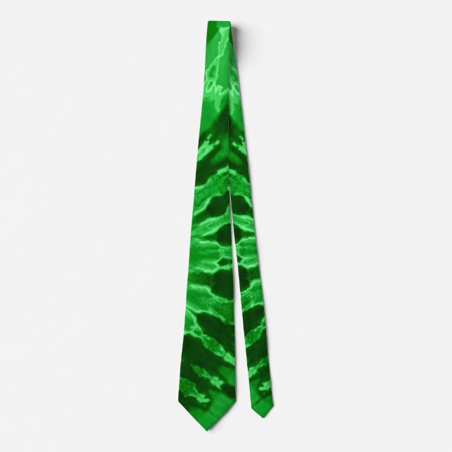 Cravate Teinture super de tourbe verte (Devant)